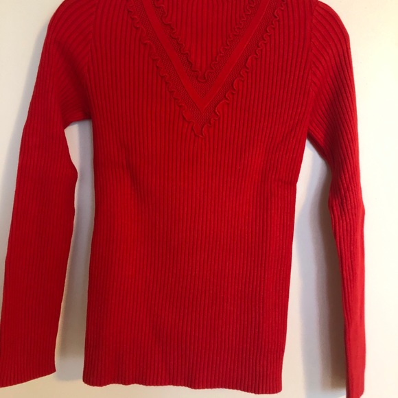 English Factory Turtleneck Ribbed Sweater - Picture 5 of 5